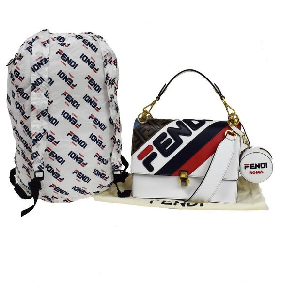 Authenticity Guarantee FENDI x FILA Collaboration 2Way Hand Bag - Picture 1 of 16